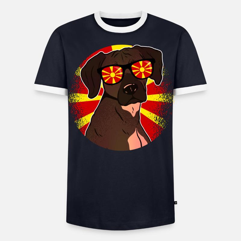 Macédoine T-shirt contrasté Homme