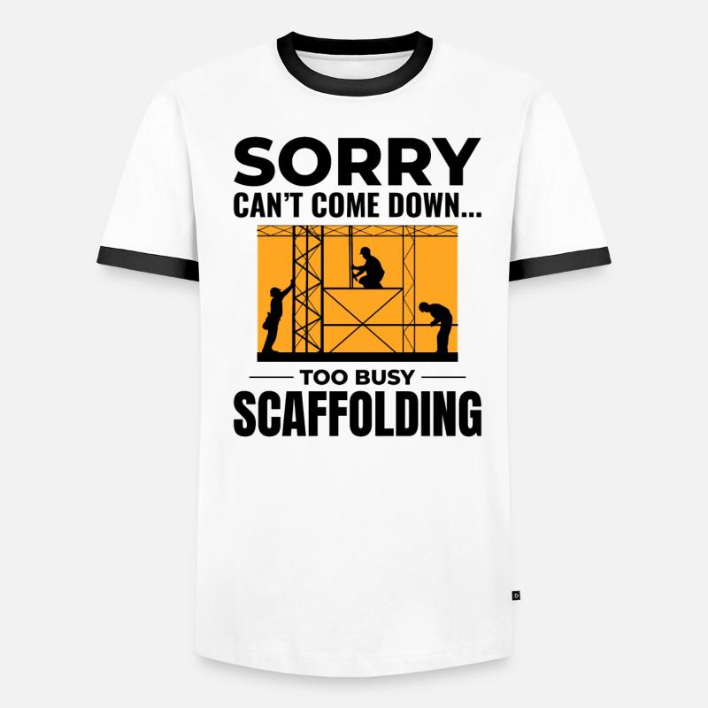 Scaffolder Scaffold Builder Scaffolding Platform Men's Ringer Shirt