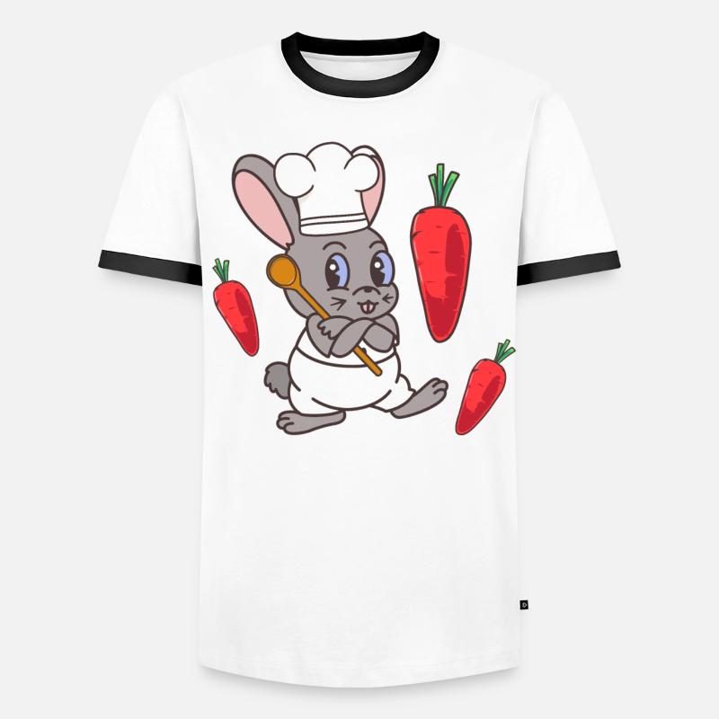 Rabbit Rabbit Turnips Kitchen Chef Cooks Cook Men's Ringer Shirt