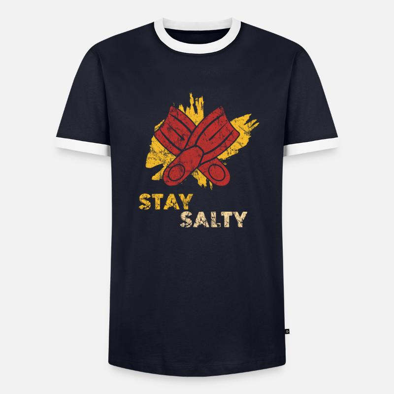 plongée T-shirt contrasté Homme