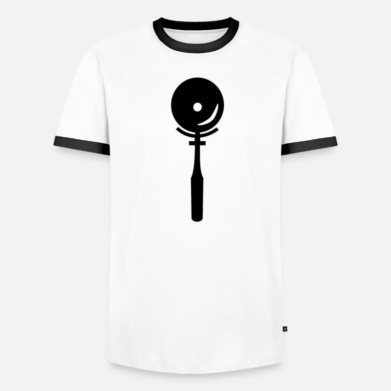 Coupe-pizza T-shirt contrasté Homme