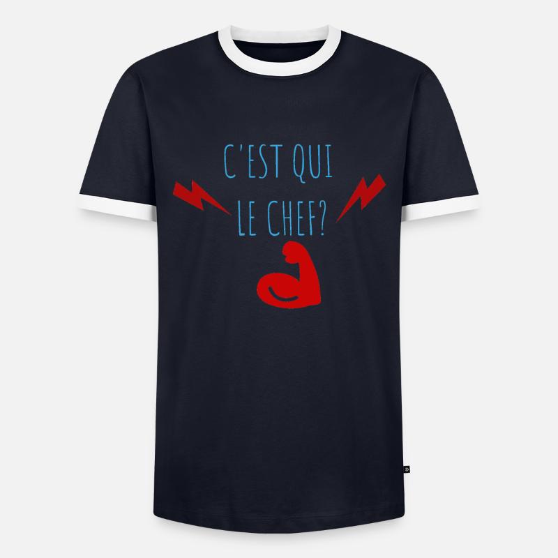 c'est qui le chef T-shirt contrasté Homme