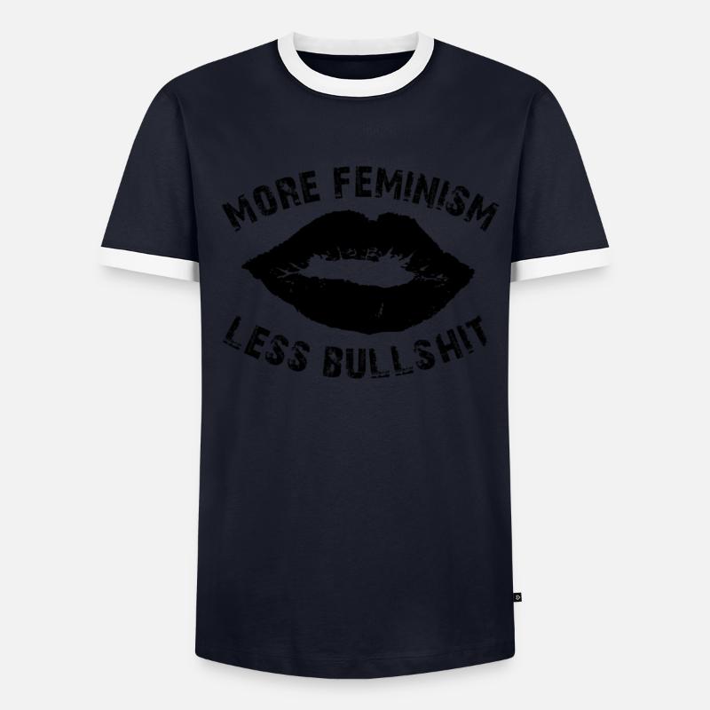 Plus de féminisme T-shirt contrasté Homme