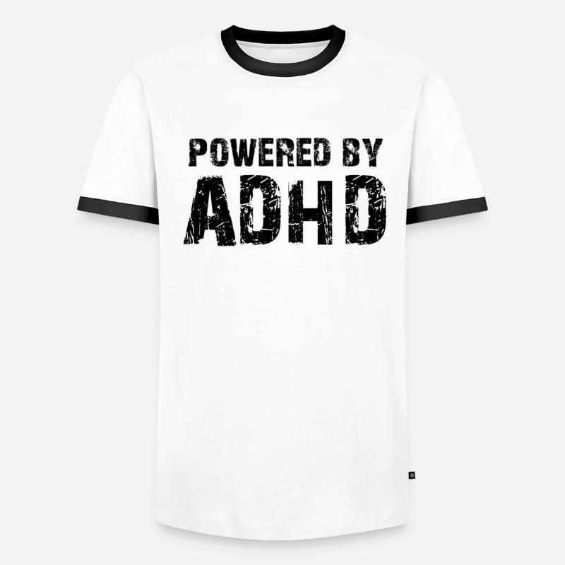 ADHS Männer Kontrast-T-Shirt