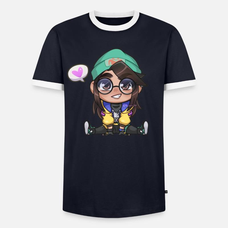 Killjoy mignon T-shirt contrasté Homme