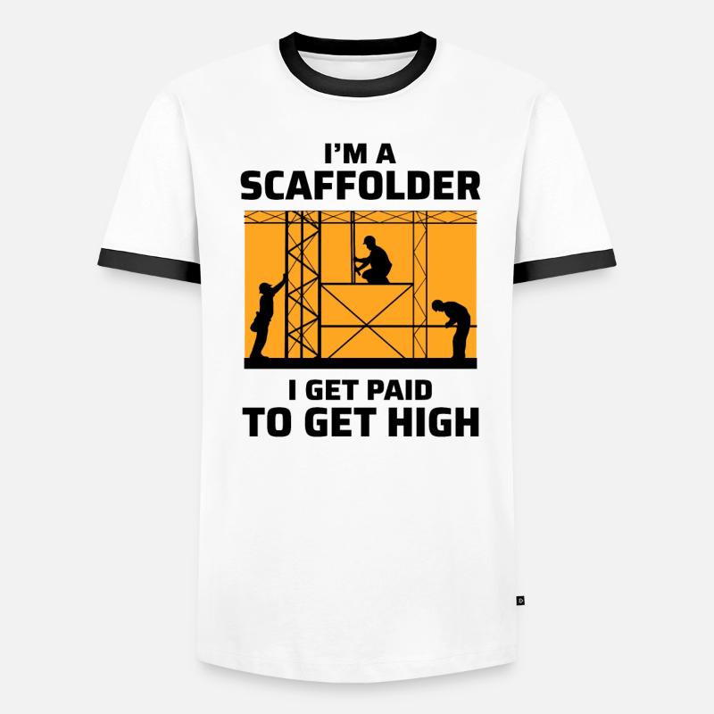 Scaffolder Scaffold Builder Scaffolding Platform Men's Ringer Shirt