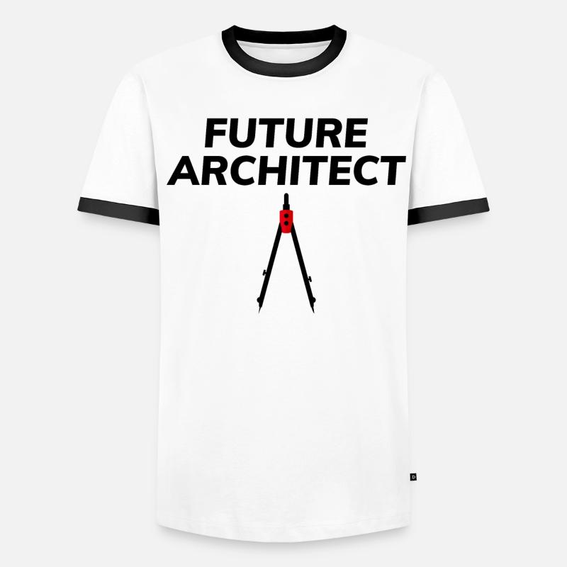 Architecte Architecture Étudiant Architecture Drôle T-shirt contrasté Homme