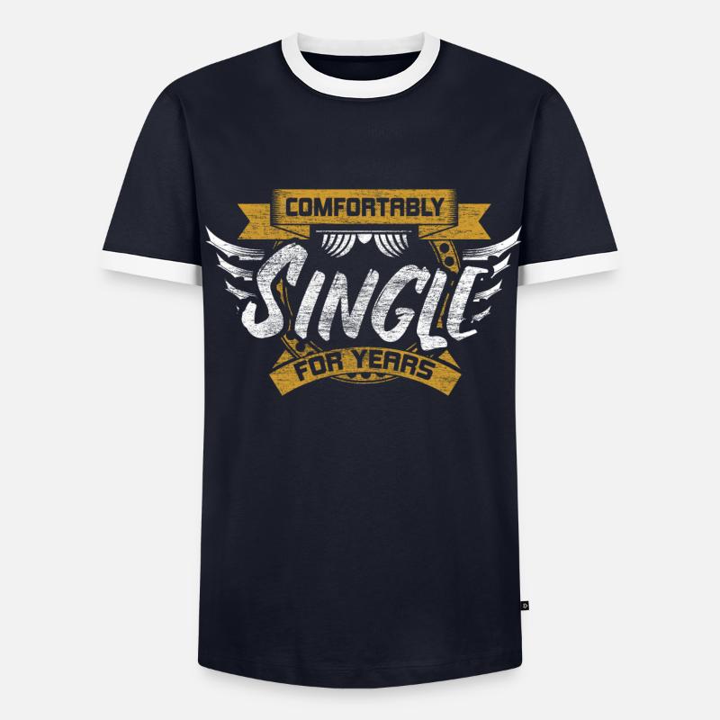 Relation d’indépendance unique T-shirt contrasté Homme