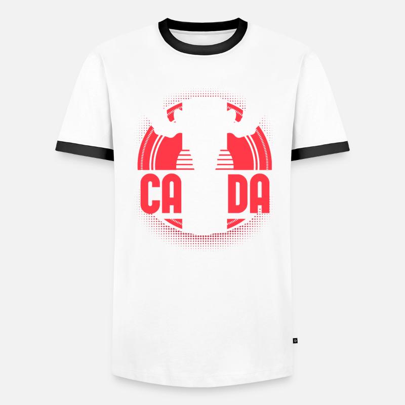 Canada Maple Origin Gift Men's Ringer Shirt