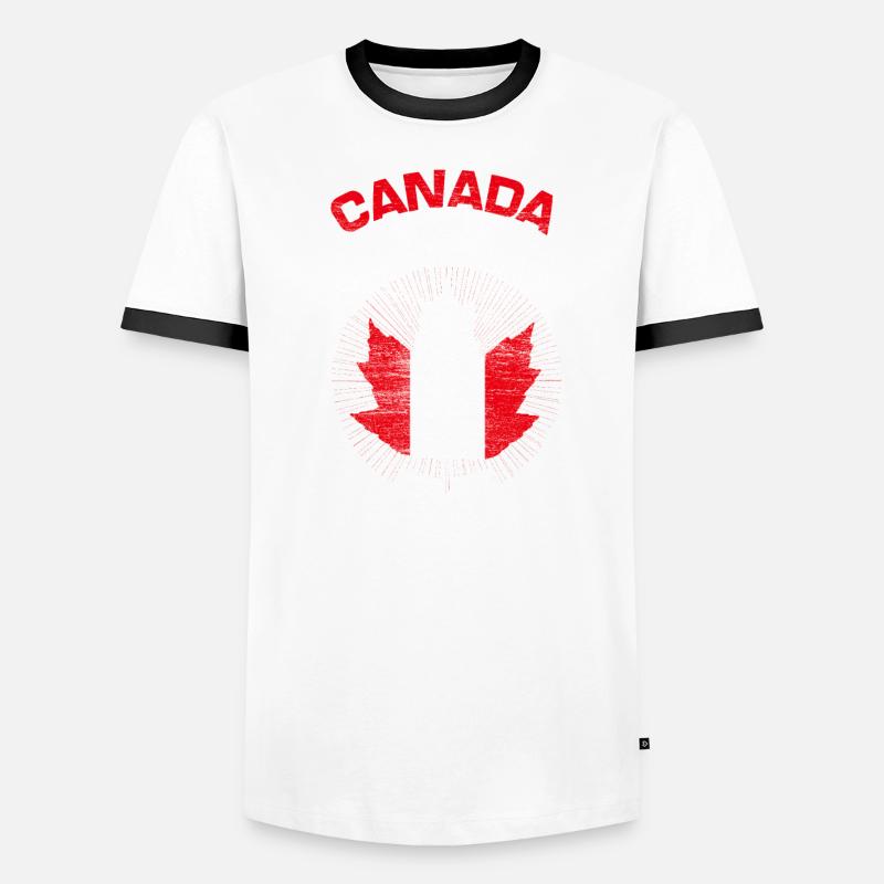 Canada Maple Men's Ringer Shirt