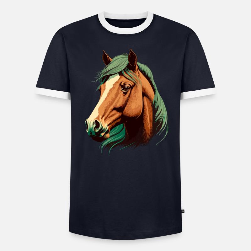Beautiful Mare Men's Ringer Shirt
