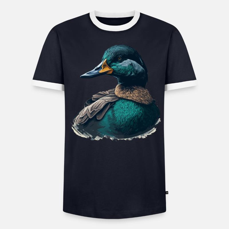 Duck Looking Men's Ringer Shirt
