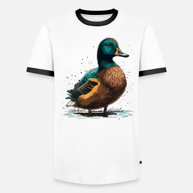 Propriétaire de canard T-shirt contrasté Homme