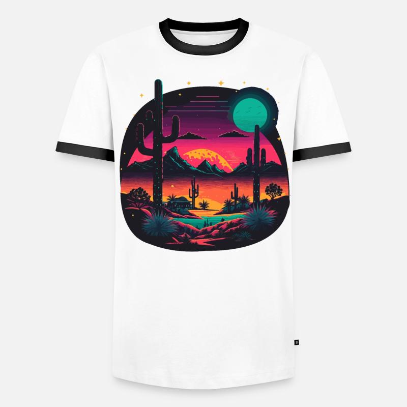 Neon Desert Men's Ringer Shirt