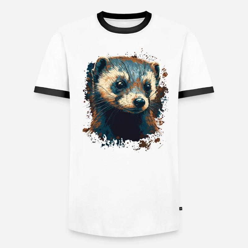 Frettchenbesitzer Männer Kontrast-T-Shirt