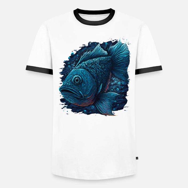 Really Ugly Fish Men's Ringer Shirt