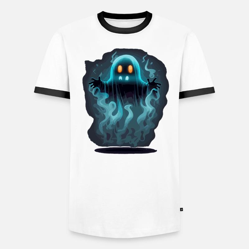 Glowing Ghost Men's Ringer Shirt