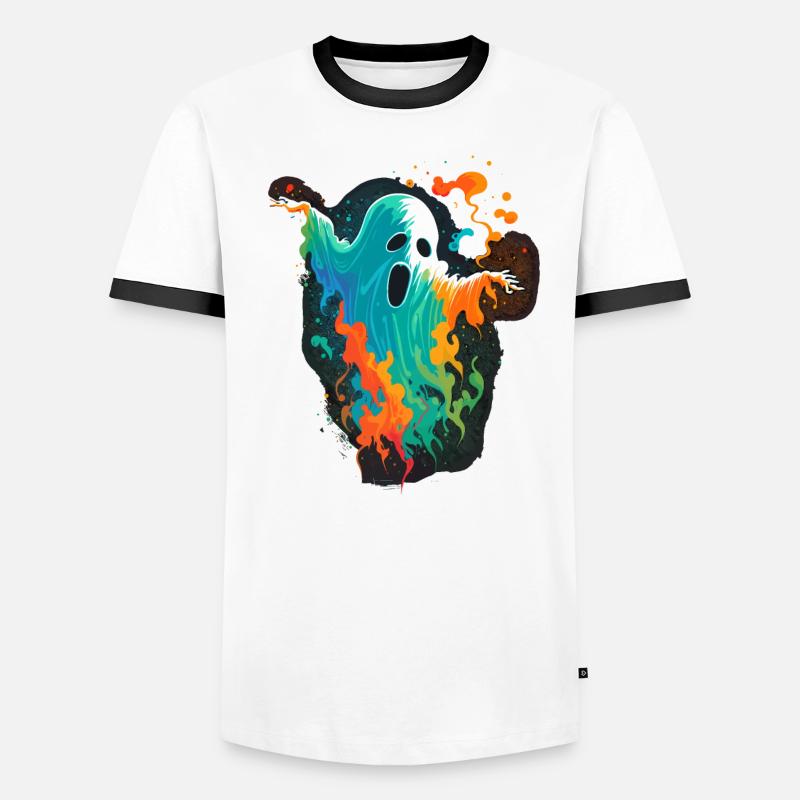 Dancing Ghost Men's Ringer Shirt