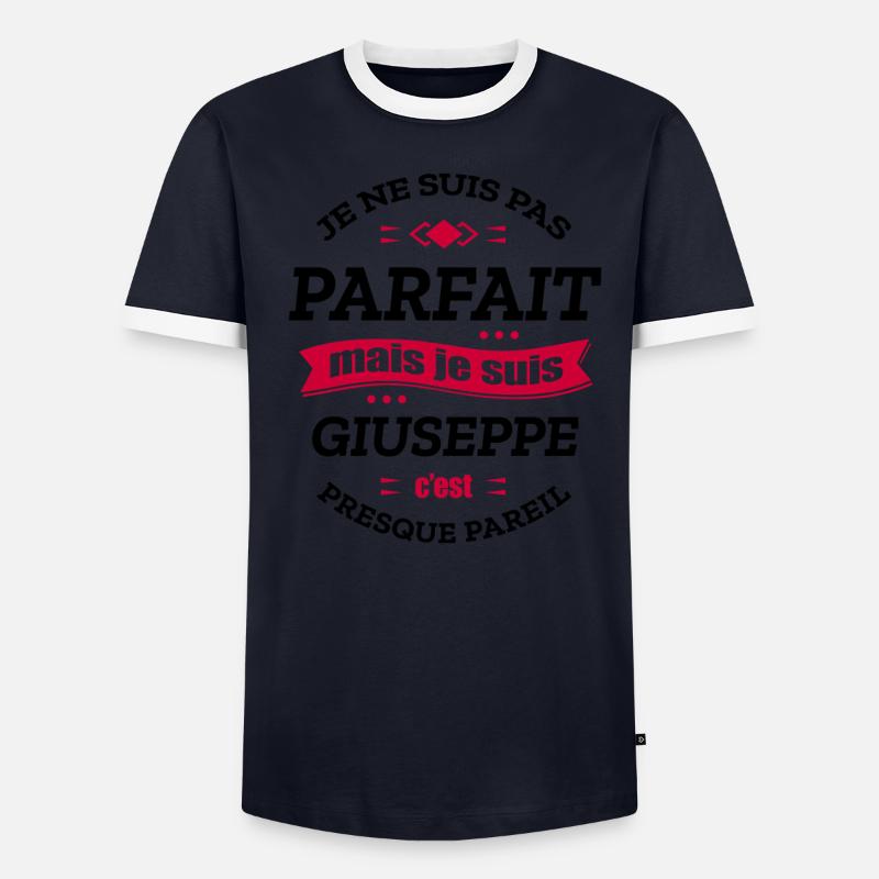 GIUSEPPE PARFAIT - PRENOM GIUSEPPE T-shirt contrasté Homme