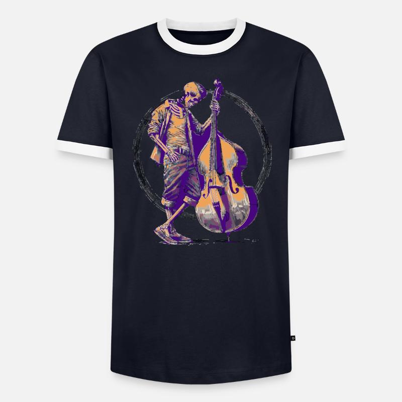 contrebasse Flatguy T-shirt contrasté Homme