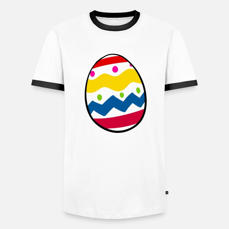 Ei Männer Kontrast-T-Shirt