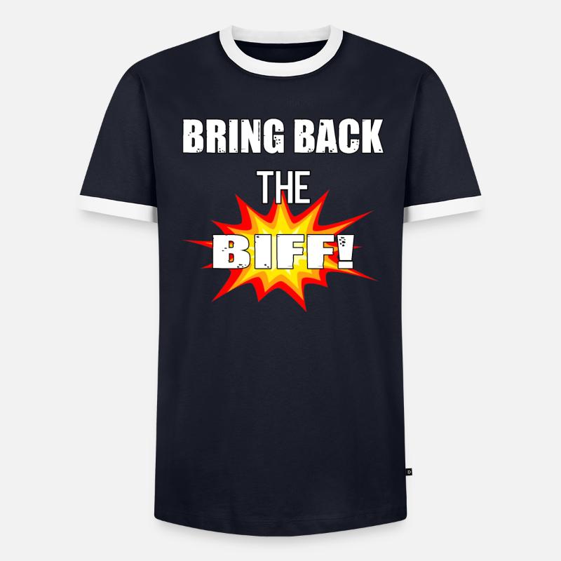 Rugby Biff Männer Kontrast-T-Shirt