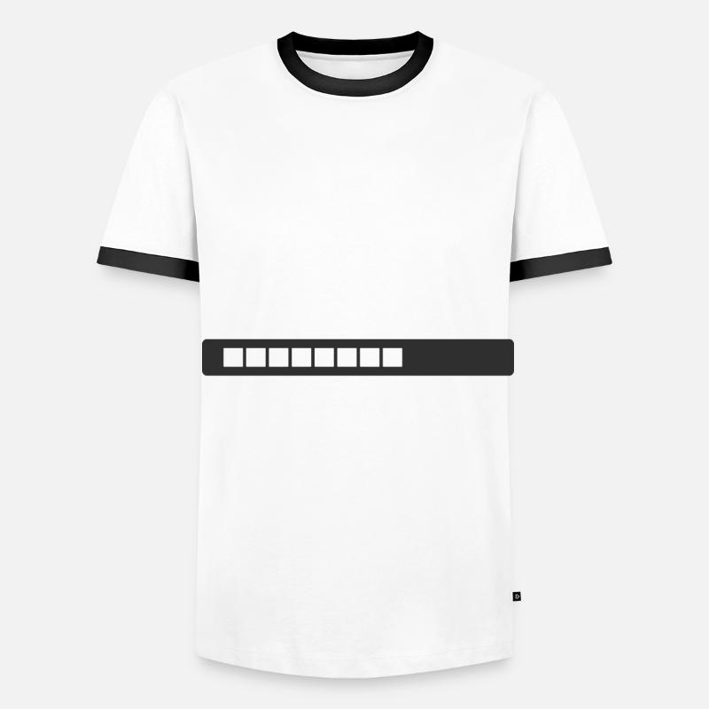 Coffee Loading Please Wait Men's Ringer Shirt