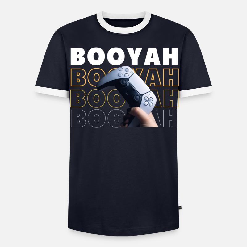 Design von Gaming-Inhalten mit VR-Controller - Männer Kontrast-T-Shirt - undefined