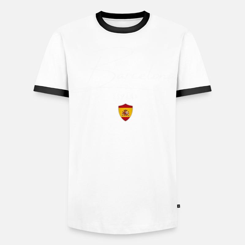 Barcelone, Espagne, design élégant T-shirt contrasté Homme