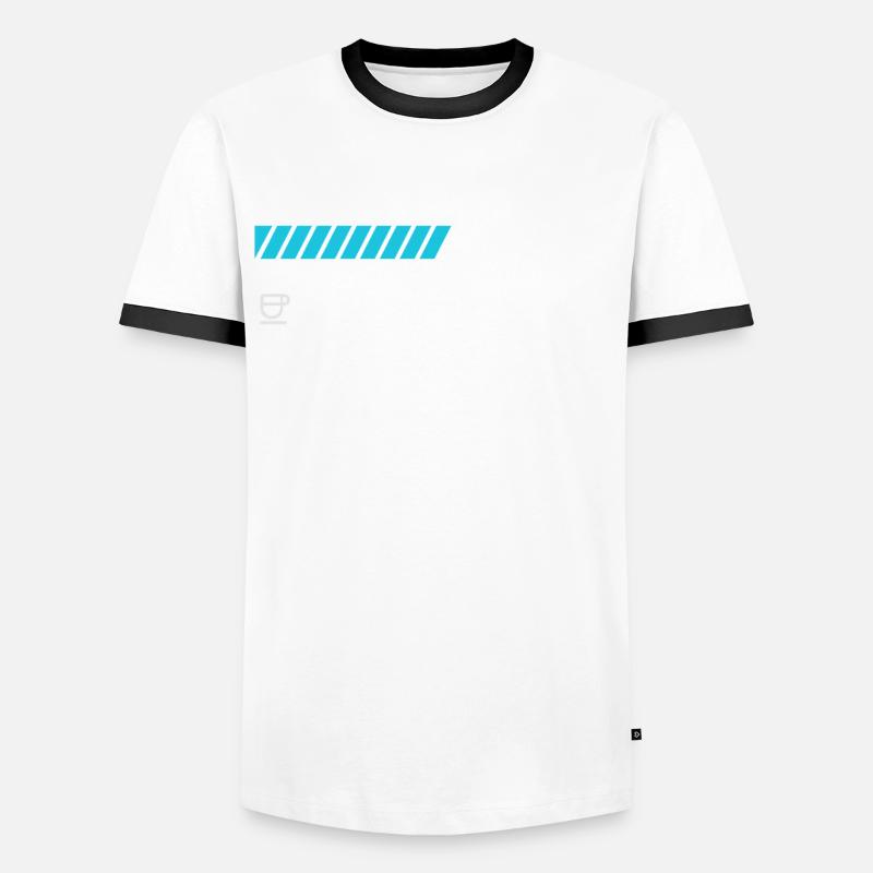 Funny Programmer T-Shirt - Compiling Please Men's Ringer Shirt