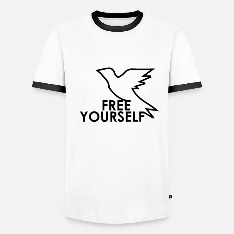 Self-discovery pigeon gift idea Men's Ringer Shirt