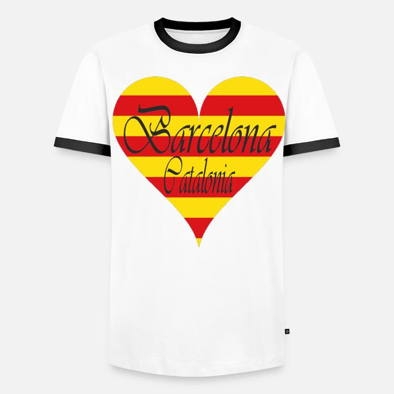 Design de Barcelone T-shirt contrasté Homme