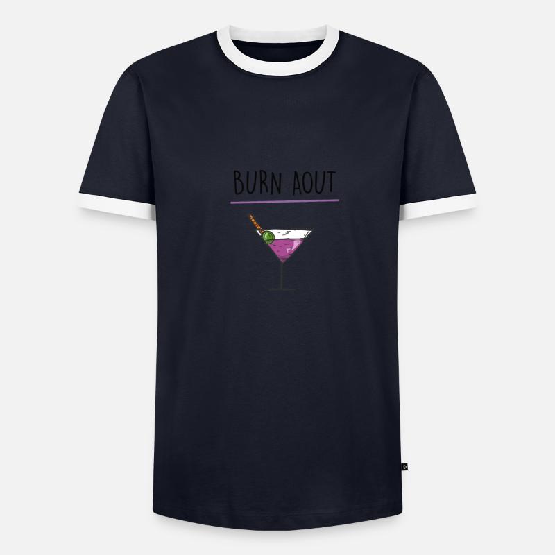 burn august Men's Ringer Shirt