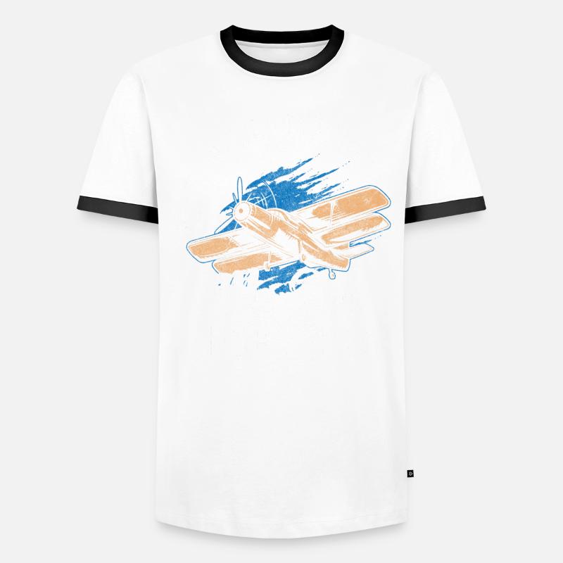 Planeur de construction de modèles réduits d’avions T-shirt contrasté Homme