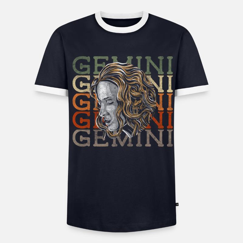 Zwillinge Astrologie Juni Geburtsdatum Männer Kontrast-T-Shirt