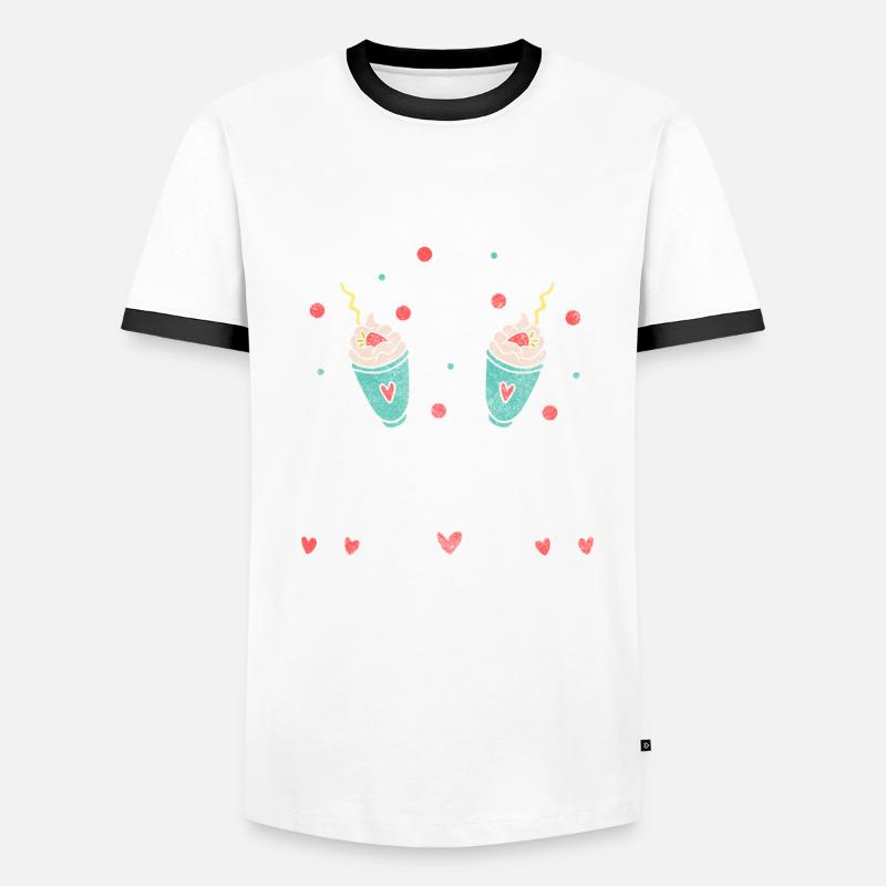 No Interest Attitude Aversion Life Men's Ringer Shirt