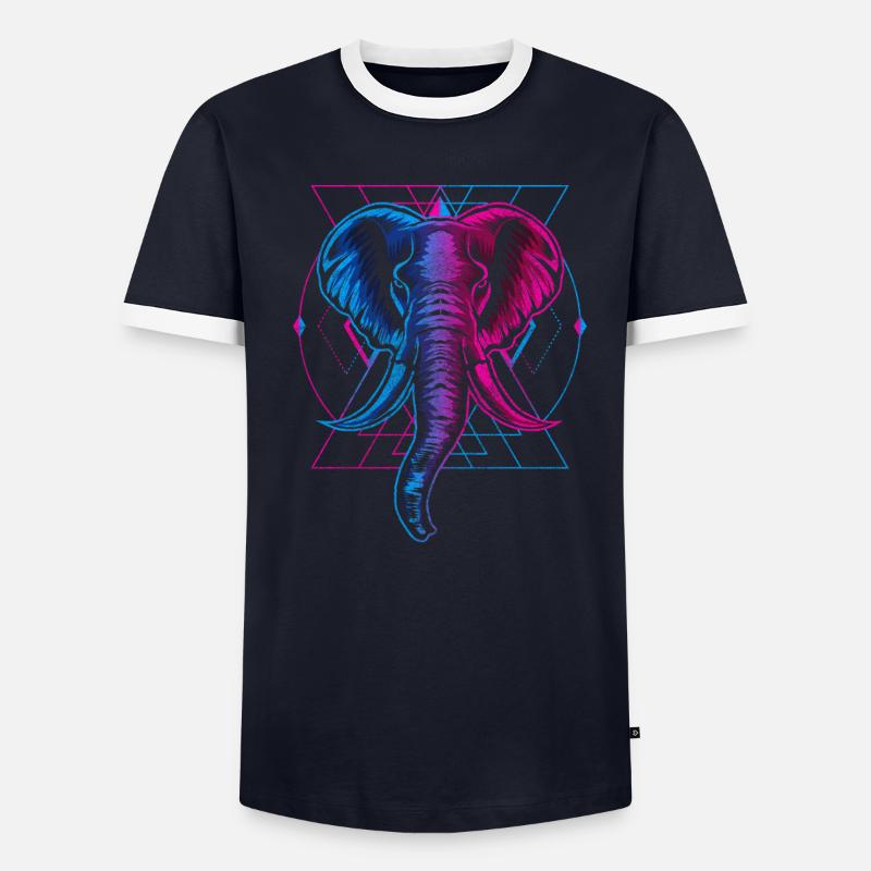 Symbol Sun Warrior Element Men's Ringer Shirt