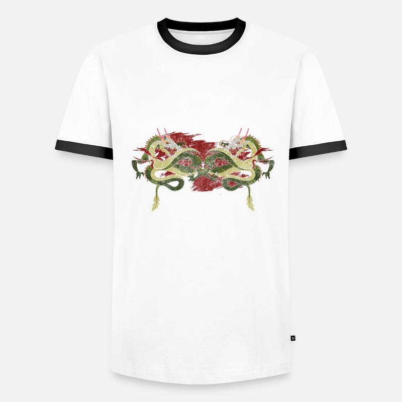 Feu Créature mythique Créature T-shirt contrasté Homme