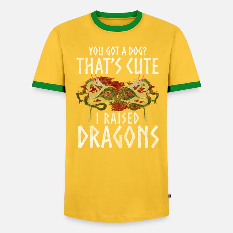 Fire Mythical Creature Creature - Men's Ringer Shirt - undefined