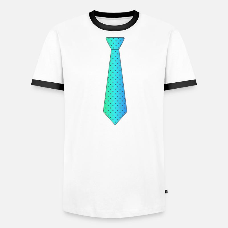 Cravate cravate costume dressing de code vestimentaire T-shirt contrasté Homme