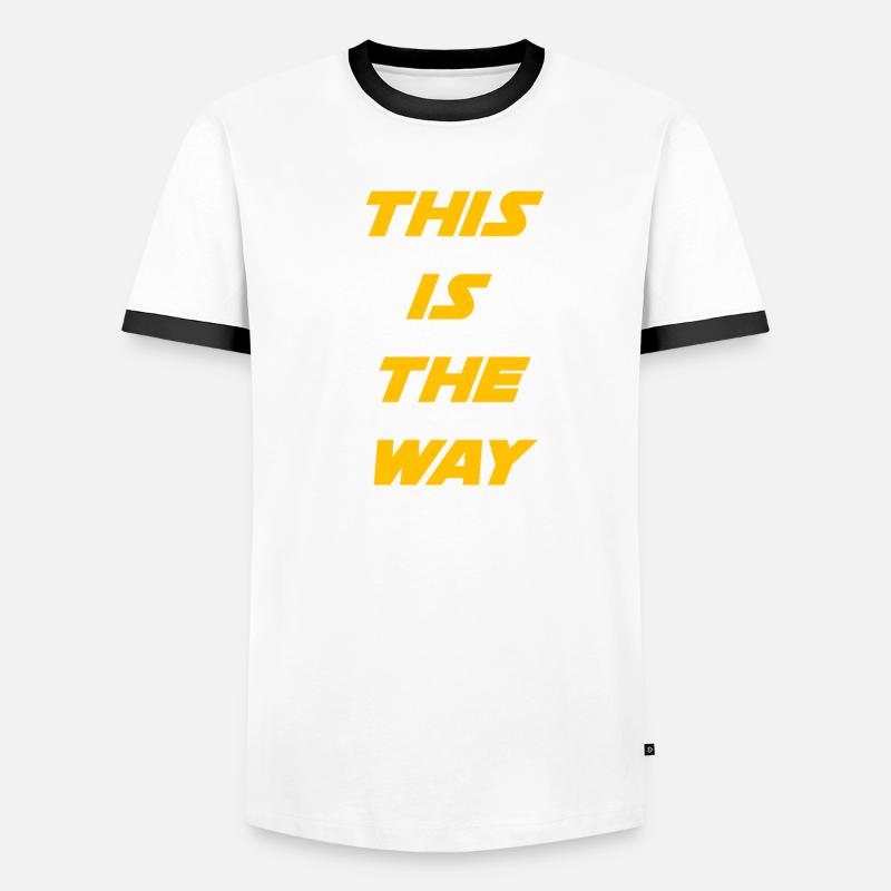 c'est le chemin05 T-shirt contrasté Homme
