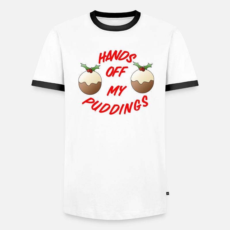 Hands Off My Puddings Men's Ringer Shirt