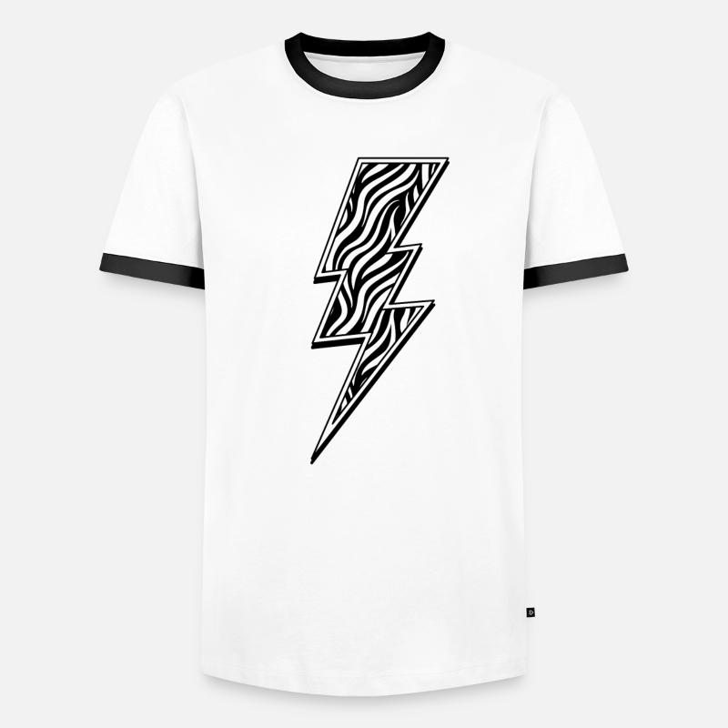 Zebra Flash Men's Ringer Shirt