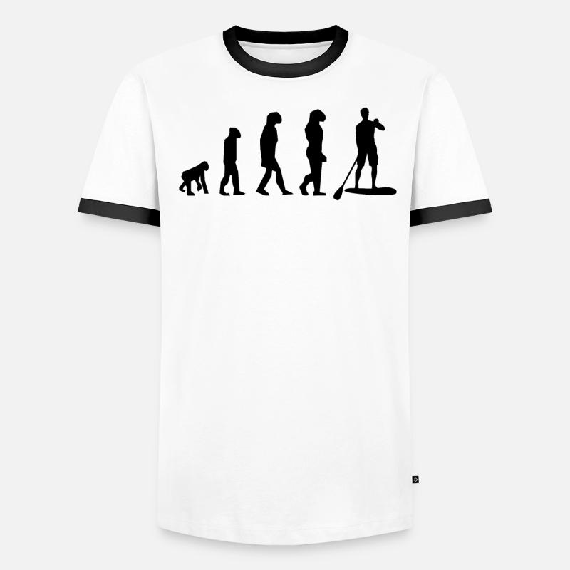 Évolution de la planche à pagaie Paddleboard Paddle T-shirt contrasté Homme