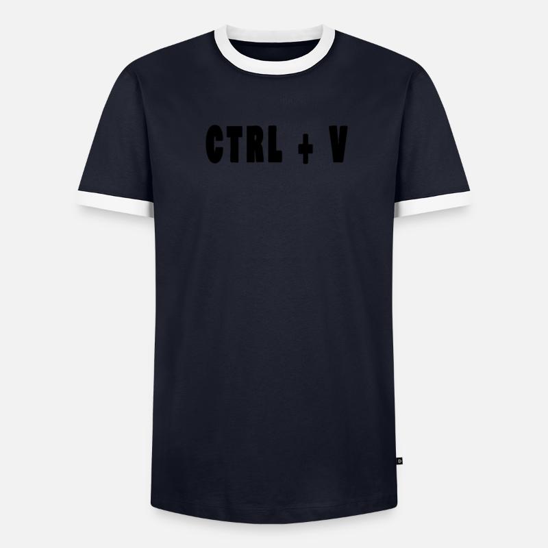 ctrl v T-shirt contrasté Homme