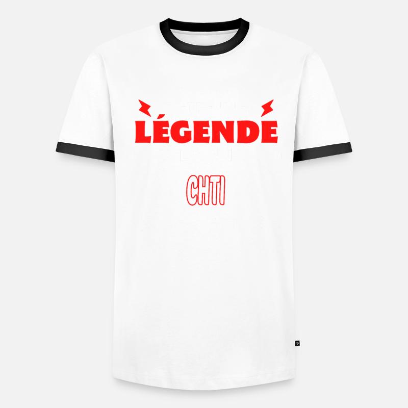 C'est compliqué phrase drôle CHTI T-shirt contrasté Homme