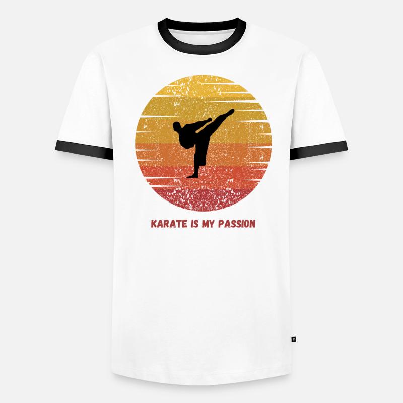 Karaté T-shirt contrasté Homme