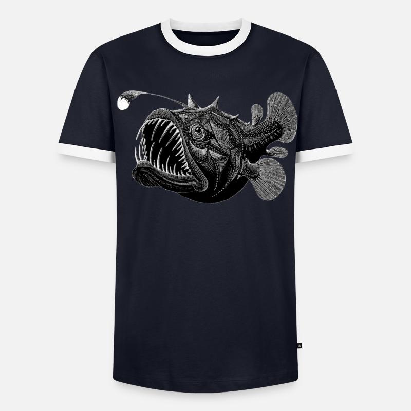Deep sea fish Men's Ringer Shirt