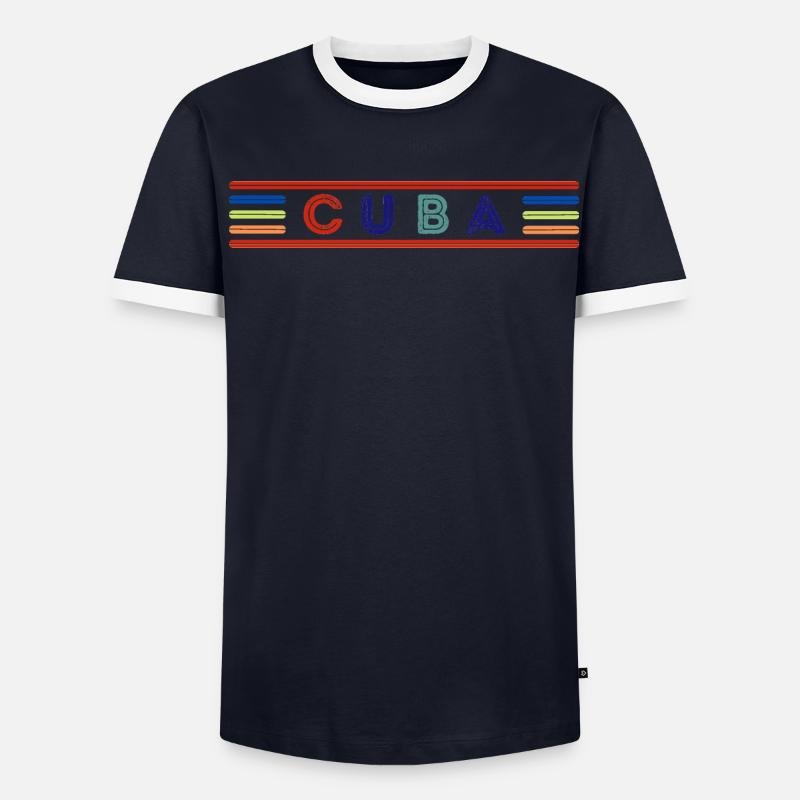 Cuba T-shirt contrasté Homme