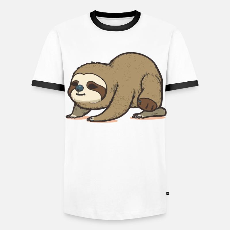 Zen Sloth Men's Ringer Shirt